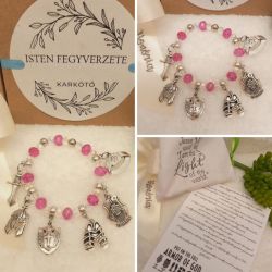   Isten fegyverzete - keresztny trtnet karkt-pink-A38